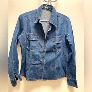 Classic Blue Denim Jacket/shirt size S